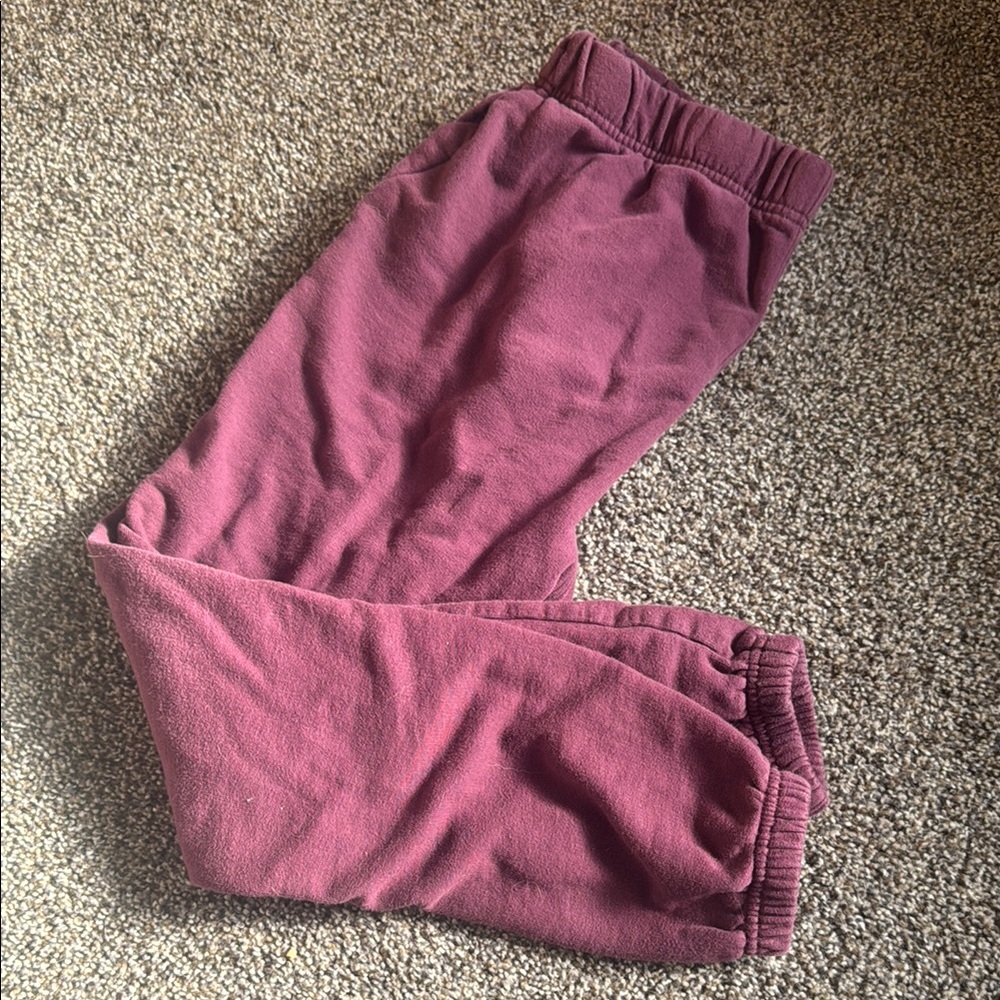 Maroon Jogger Pants